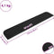 vidaXL - Drempelhulp - 110x21x2,5 - cm - rubber