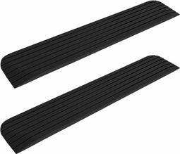 vidaXL - Drempelhulpen - 2 - st - 110x21x2,5 - cm - rubber