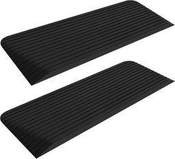 vidaXL - Drempelhulpen - 2 - st - 110x41x5 - cm - rubber