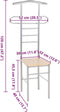 vidaXL - Dressboys - 2 - st - metaal