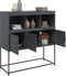 vidaXL - Dressoir - 100,5x39x107 - cm - staal - antracietkleurig
