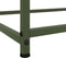 vidaXL - Dressoir - 100,5x39x107 - cm - staal - olijfgroen