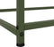 vidaXL - Dressoir - 100,5x39x107 - cm - staal - olijfgroen