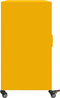 vidaXL - Dressoir - 100,5x39x72 - cm - staal - mosterdgeel