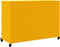 vidaXL - Dressoir - 100,5x39x72 - cm - staal - mosterdgeel