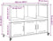 vidaXL - Dressoir - 100,5x39x72 - cm - staal - olijfgroen