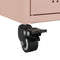 vidaXL - Dressoir - 100,5x39x72 - cm - staal - roze