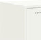 vidaXL - Dressoir - 100,5x39x72 - cm - staal - wit