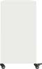 vidaXL - Dressoir - 100,5x39x72 - cm - staal - wit