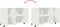 vidaXL - Dressoir - 100,5x39x72 - cm - staal - wit