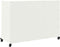 vidaXL - Dressoir - 100,5x39x72 - cm - staal - wit