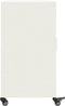 vidaXL - Dressoir - 100,5x39x72 - cm - staal - wit