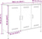 vidaXL - Dressoir - 100,5x39x79 - cm - staal - antracietkleurig
