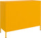 vidaXL - Dressoir - 100,5x39x79 - cm - staal - mosterdgeel
