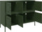 vidaXL - Dressoir - 100,5x39x79 - cm - staal - olijfgroen