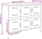 vidaXL - Dressoir - 100,5x39x79 - cm - staal - wit