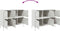 vidaXL - Dressoir - 100,5x39x79 - cm - staal - wit