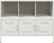 vidaXL - Dressoir - 100,5x39x79 - cm - staal - wit