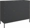 vidaXL - Dressoir - 100,5x39x79 - cm - staal - zwart