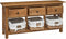 vidaXL - Dressoir - 100x30x50 - cm - massief - mahoniehout