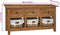 vidaXL - Dressoir - 100x30x50 - cm - massief - mahoniehout