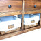 vidaXL - Dressoir - 100x30x50 - cm - massief - mahoniehout