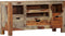 vidaXL - Dressoir - 100x30x50 - cm - massief - sheeshamhout - grijs