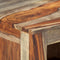 vidaXL - Dressoir - 100x30x50 - cm - massief - sheeshamhout - grijs