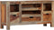 vidaXL - Dressoir - 100x30x50 - cm - massief - sheeshamhout - grijs