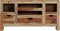 vidaXL - Dressoir - 100x30x50 - cm - massief - sheeshamhout - grijs