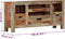 vidaXL - Dressoir - 100x30x50 - cm - massief - sheeshamhout - grijs