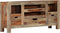 vidaXL - Dressoir - 100x30x50 - cm - massief - sheeshamhout - grijs