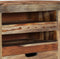 vidaXL - Dressoir - 100x30x50 - cm - massief - sheeshamhout - grijs