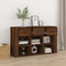 vidaXL - Dressoir - 100x30x59,5 - cm - bewerkt - hout - bruin - eikenkleur