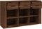 vidaXL - Dressoir - 100x30x59,5 - cm - bewerkt - hout - bruin - eikenkleur