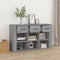 vidaXL - Dressoir - 100x30x59,5 - cm - bewerkt - hout - grijs - sonoma - eikenkleurig