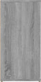vidaXL - Dressoir - 100x30x59,5 - cm - bewerkt - hout - grijs - sonoma - eikenkleurig