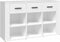 vidaXL - Dressoir - 100x30x59,5 - cm - bewerkt - hout - wit