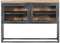 vidaXL - Dressoir - 100x30x70 - cm - massief - acaciahout - grijs