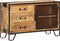 vidaXL - Dressoir - 100x31x60 - cm - massief - ruw - mangohout