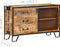 vidaXL - Dressoir - 100x31x60 - cm - massief - ruw - mangohout