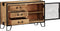 vidaXL - Dressoir - 100x31x60 - cm - massief - ruw - mangohout