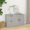 vidaXL - Dressoir - 100x33x59,5 - cm - bewerkt - hout - betongrijs