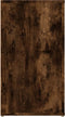 vidaXL - Dressoir - 100x33x59,5 - cm - bewerkt - hout - gerookt - eikenkleurig