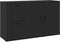 vidaXL - Dressoir - 100x33x59,5 - cm - bewerkt - hout - zwart