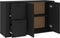 vidaXL - Dressoir - 100x33x59,5 - cm - bewerkt - hout - zwart