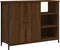 vidaXL - Dressoir - 100x33x75 - cm - bewerkt - hout - bruin - eikenkleur