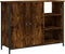 vidaXL - Dressoir - 100x33x75 - cm - bewerkt - hout - gerookt - eikenkleurig
