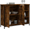 vidaXL - Dressoir - 100x33x75 - cm - bewerkt - hout - gerookt - eikenkleurig