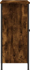 vidaXL - Dressoir - 100x33x75 - cm - bewerkt - hout - gerookt - eikenkleurig